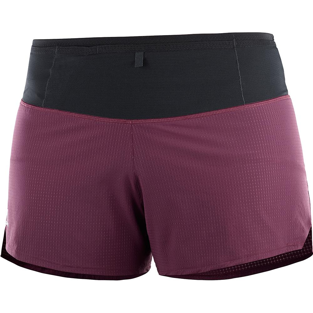 Salomon Israel SENSE W - Womens Shorts - Purple (JOED-32869)